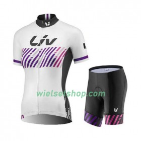 Fietskleding Dames (Fietsshirt + Fietsbroek Kort) 2017 CCC Liv N005
